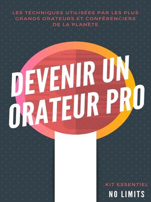 cover image of Devenir un orateur pro